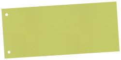 Separatoare carton pentru biblioraft, 160g/mp, 105 x 240 mm, 100 buc/set - verde