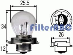 HELLA S3 6V 15W izzó