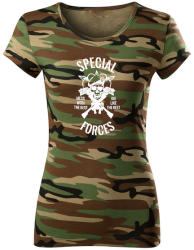 DRAGOWA tricou de damă camuflaj special forces, 150g/m2