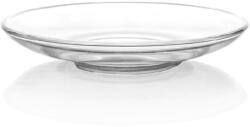 Üveg tányér füles kávés bögréhez 15 cm átmérő - mindenamibar