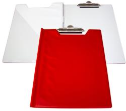 Clipboard dublu bicolor Panta Plast - rosu