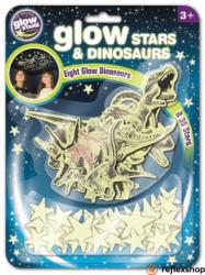 Brainstorm Glow csillagok és dinoszauruszok foszforeszkáló matricaszett (B8624)