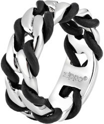 Zippo Gyűrű, Steel & Leather Ring 2006250 - swisstimeshop