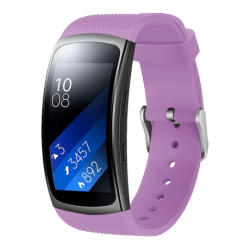 BSTRAP Silicone Land curea pentru Samsung Gear Fit 2, light purple (SSG005C04)