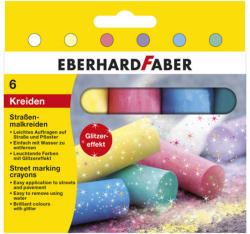Eberhard Faber Creta colorata asfalt, 6 buc/cutie EBERHARD FABER, Glitter