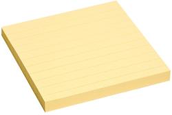 Info Notes adeziv 100 x 100 mm, 100 file, liniat, Info Notes