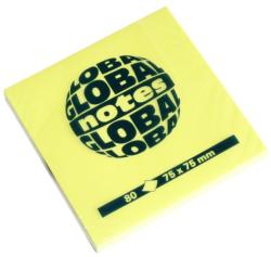 Info Notes adeziv Global Notes 75 x 75 mm - galben