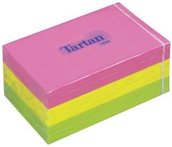  Notes adeziv Tartan Neon 76 x 127 mm