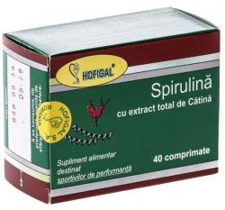 Hofigal Spirulina cu extract total de catina 40 comprimate