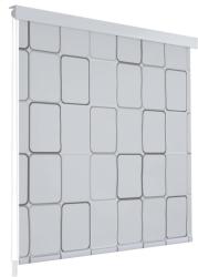 vidaXL Roletă perdea de duș 160x240 cm Model pătrate (142851) Perdea de dus