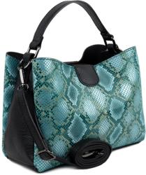 Manier Gentuta piele neagra par imprimat grena GF2163