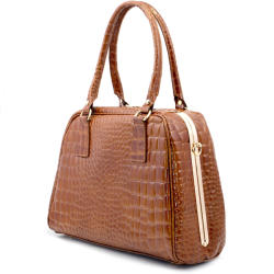 Manier Geanta piele maro GF007