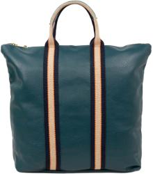 Manier Geanta tip rucsac piele naturala alb-unt GF1740