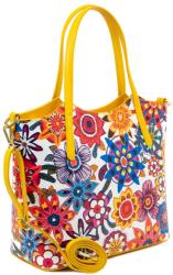 Manier Geanta piele crem GF1888
