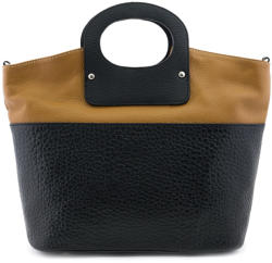 Manier Geanta piele negru/ maro GF083