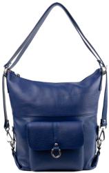 Manier Geanta piele gri tip rucsac GF307