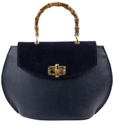 Manier Geanta dama piele bleumarin GF1516