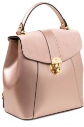 Manier Rucsac piele albastra cu imprimeu GF2536