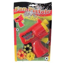 Party Center Pistol cu confetti fotbal, 6 trageri +3 cartuse, radar 34622 (PC_VR34622)