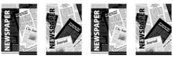 UNIPAP Újságpapír spirálfüzet A4 80 lap kockás UN5072K