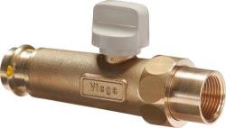 VIEGA Profipress G golyós gázkészülék-csap 1/2"-18 (EG-537197-VIEGA)
