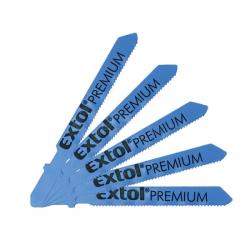 Extol Premium dekopírfűrészlap készlet 51x8x1, 5mm 5db (8805401)