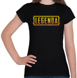 printfashion Legenda - PUBG Style - Női póló - Fekete (1554423)