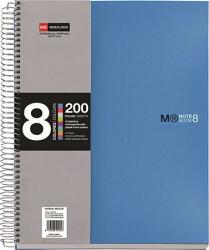 Miquelrius Spirálfüzet A4 kockás 200lap Note Book 8 kék Miquelrius (LRM42004)