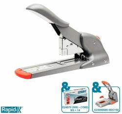 Rapid Tűzőgép nagyteljesítményű 9/8-14 110lap Rapid HD110 ezüst/narancssárga (E21080815)