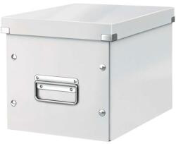 Leitz Tároló doboz lakkfényű "M" méret Leitz Click&Store fehér (E61090001)