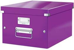 Leitz Irattároló doboz A4 lakkfényű Leitz Click&Store lila (E60440062)