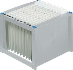 HELIT Függőmappa tároló műanyag Helit világosszürke-kék (INH6110084)