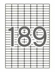 APLI Etikett 25, 4x10mm kerekített sarkú Apli 1890 etikett/csomag (LCA12927)
