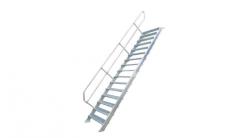 KRAUSE Lépcső (könnyűfém), 7 Fokos 0, 6 M, 60° (823168)