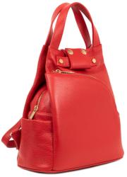 Manier Rucsac tip geanta piele rosie GF1803