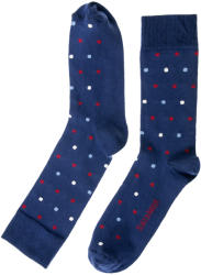 Black & Parker Șosete albastre cu puncte colorate