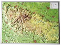 Georelief Harta in relief 3D regiunea Harz, mica (in germana) (44647)