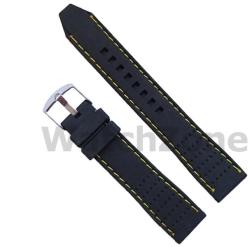  Curea ceas din silicon cu gauri 20mm WZ969 (WZ969)