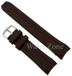 Curea ceas 22mm Silicon Maro Capete Curbate WZ1857 (WZ1857)