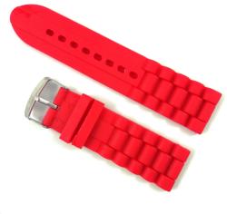  Curea de Ceas din Silicon - Roșu - 18mm, 20mm, 22mm, 24mm (WZ748) (WZ748)