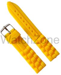  Curea Ceas Silicon Galbena 18mm 20mm 24mm WZ1128 (WZ1128)