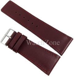  Curea ceas XL din piele naturala maro inchis 22mm (WZ1706)