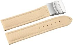 GmbH Watch Accesories Curea Ceas Piele Naturala Crem 16mm 18mm 20mm 22mm 24mm 816240400 (WZ282)