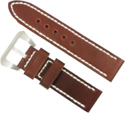  Curea de ceas din piele naturala Maro - 24 mm WZ2867 (WZ2867)
