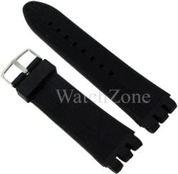  Curea Cauciuc (Silicon) 23 mm pentru Swatch IRONY - Compatibilă YOS440, YOS448, YOS449, YOS401G - Cataramă Oțel (WZ1856)