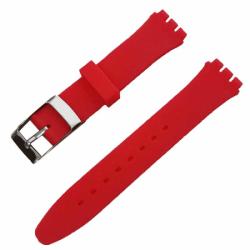 Swatch Curea Silicon „Slim-Fit - Compatibilă Swatch 17mm (Modele Subțiri) (SW35 WZ1945)