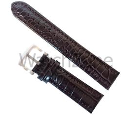  Curea ceas XL piele maro cu imprimeu 20mm 22mm 24mm WZ939 (WZ939)