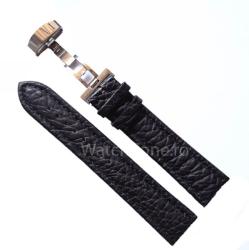  Curea De Ceas Neagra Marime XL Deployant 12mm 14mm 16mm 18mm 20mm 22mm C061 (C061)