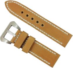  Curea de ceas din piele naturala Crem - 24 mm WZ2864 (WZ2864)
