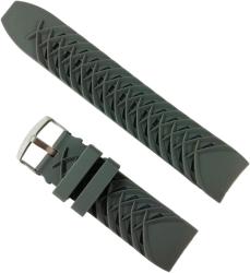  Curea Silicon gri, capete curbate - 24mm (WZ2667)